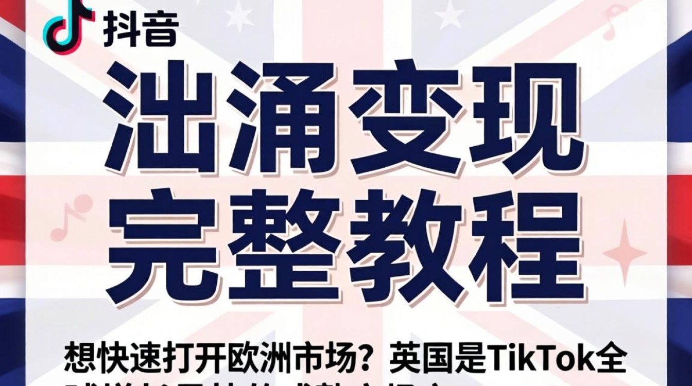 TikTok英国账号注册出海变现全流程