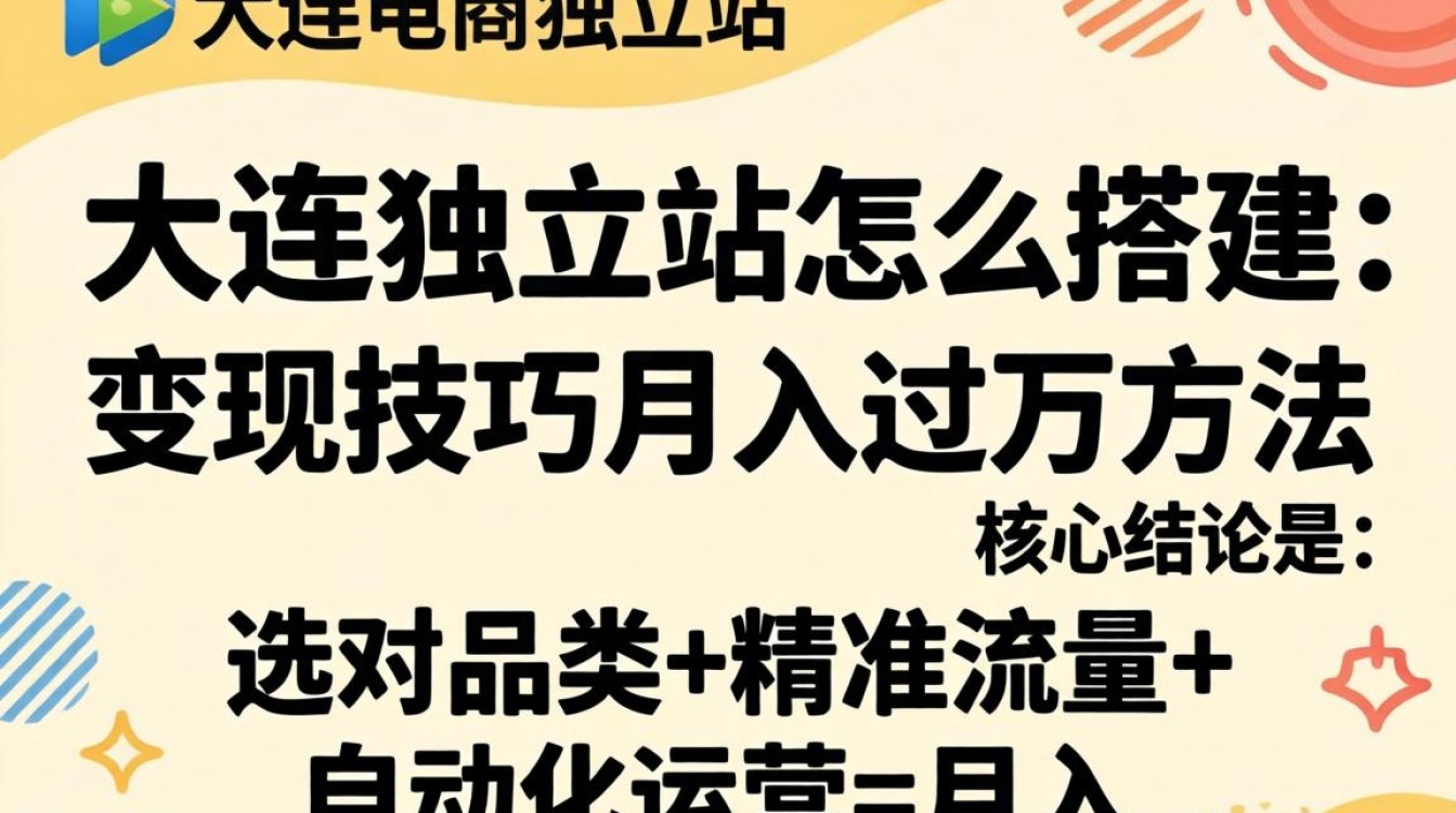 大连电商独立站怎么搭建