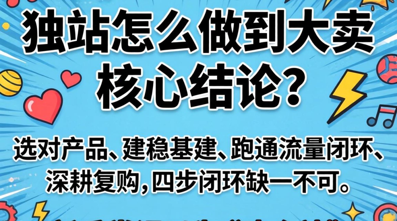独立站新手入门指南大卖技巧