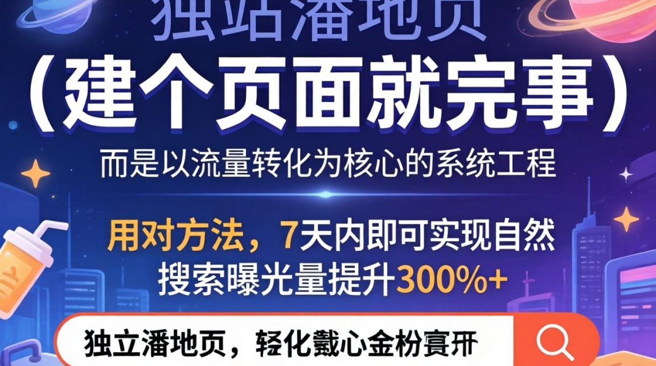 独立站落地页怎么做才能高效引流曝光