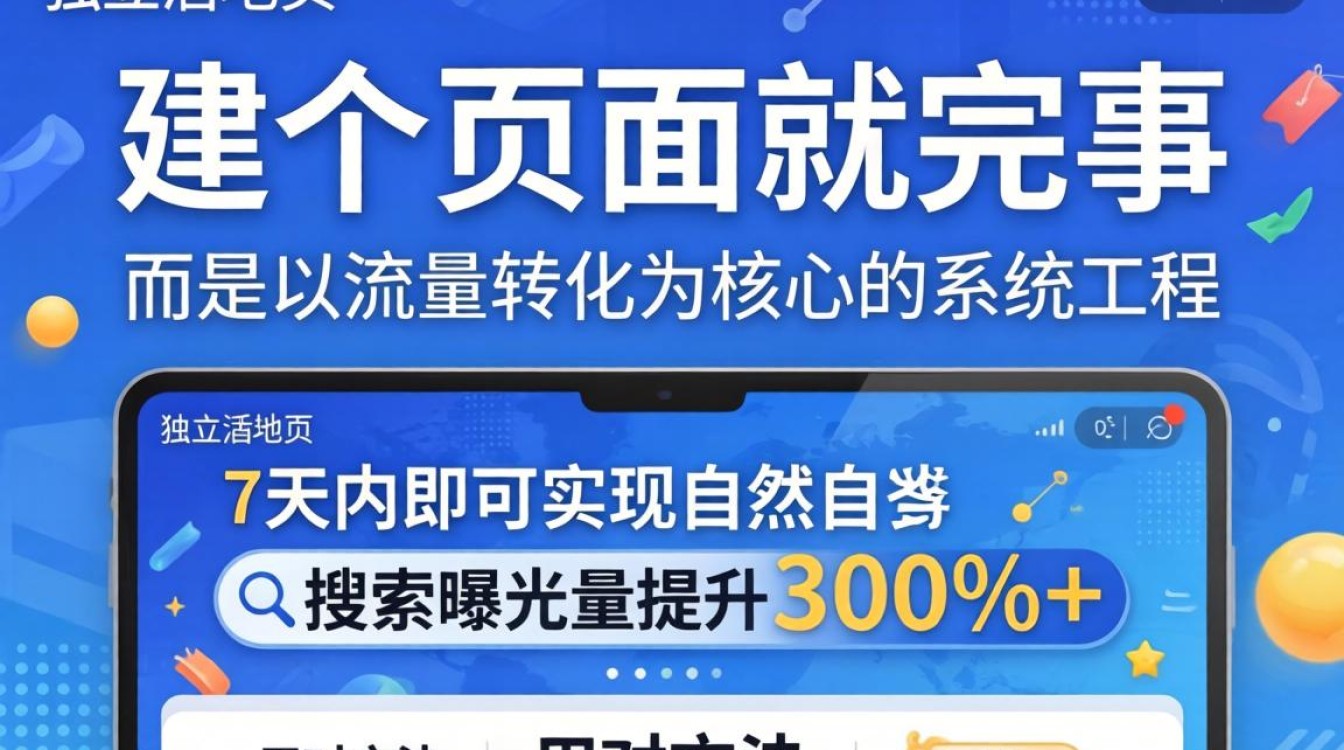 独立站落地页怎么做才能高效引流曝光