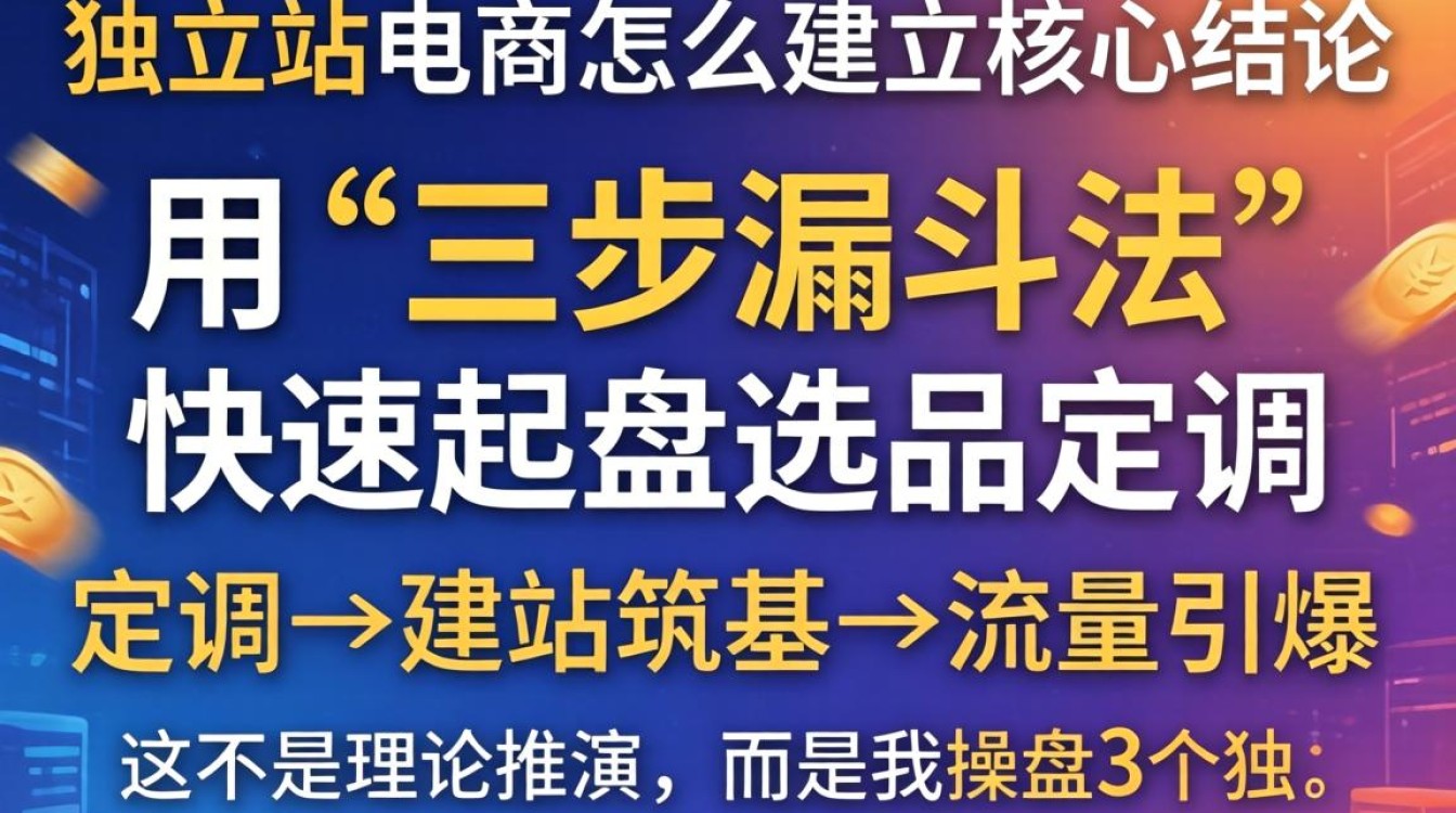独立站电商搭建步骤与干货指南