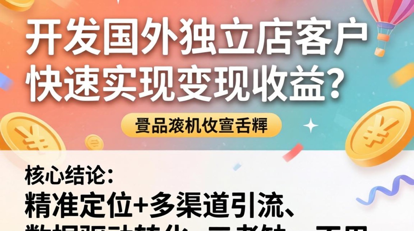 怎么开发国外独立站客户