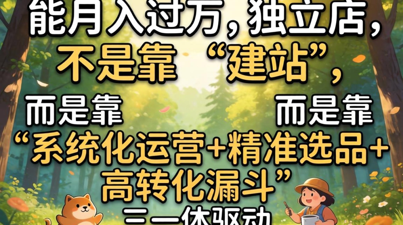 月入过万的独立站搭建与运营技巧