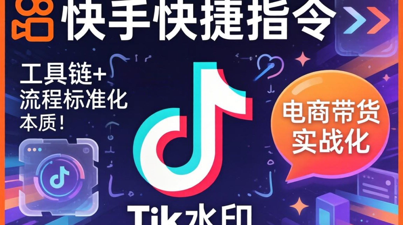 电商带货如何用快手快捷指令批量去水印