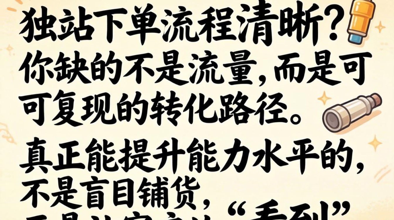 独立站下单流程及提升运营能力方法