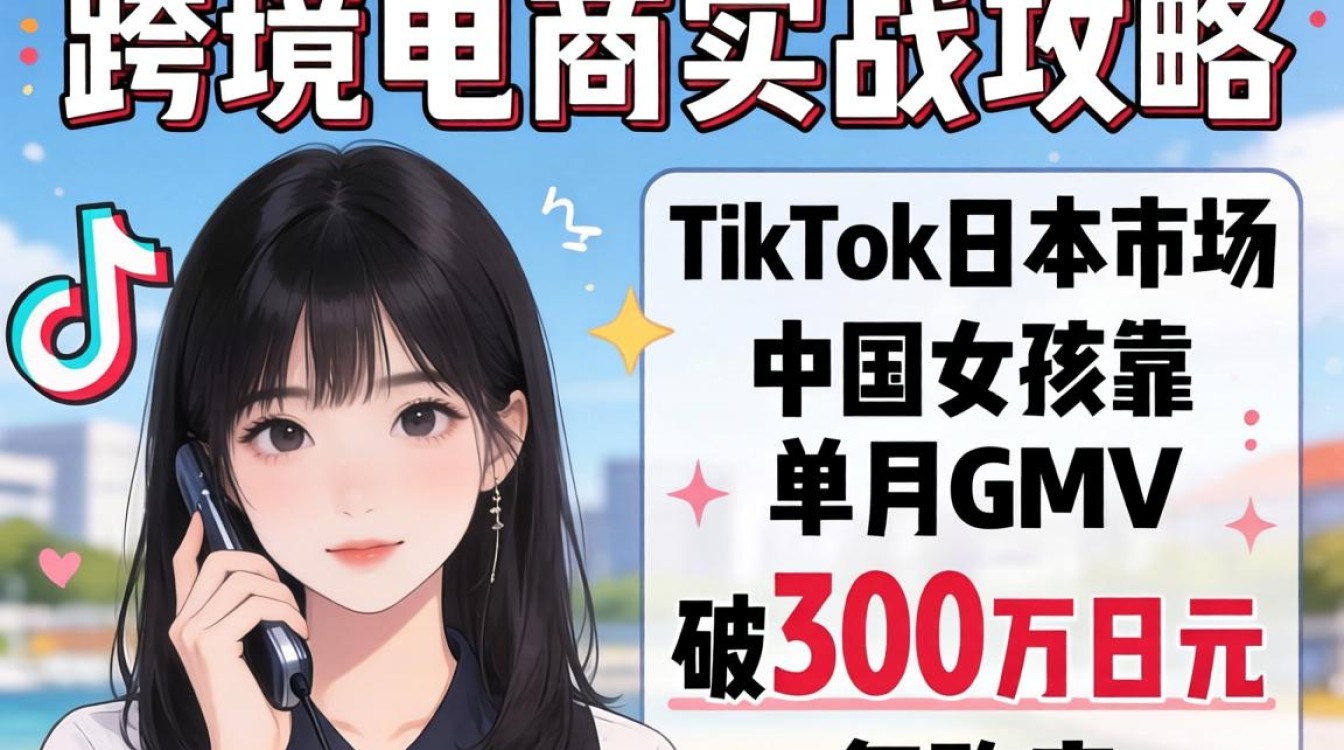 TikTok日本女孩如何做跨境电商