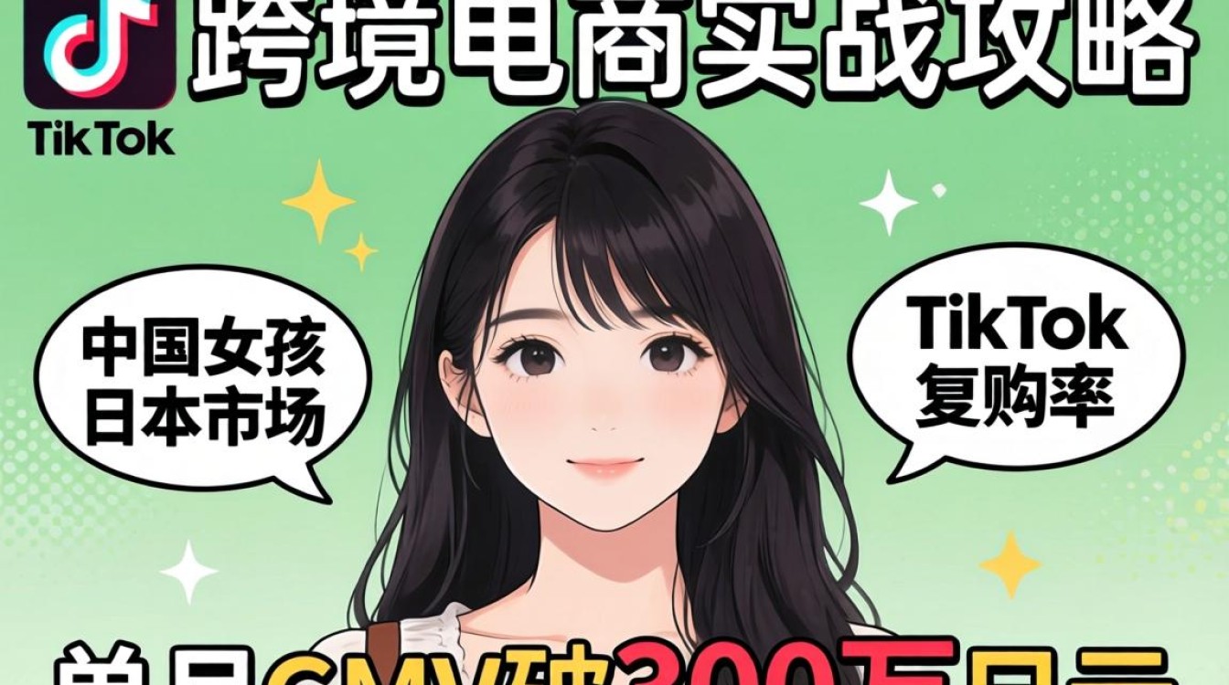 TikTok日本女孩如何做跨境电商