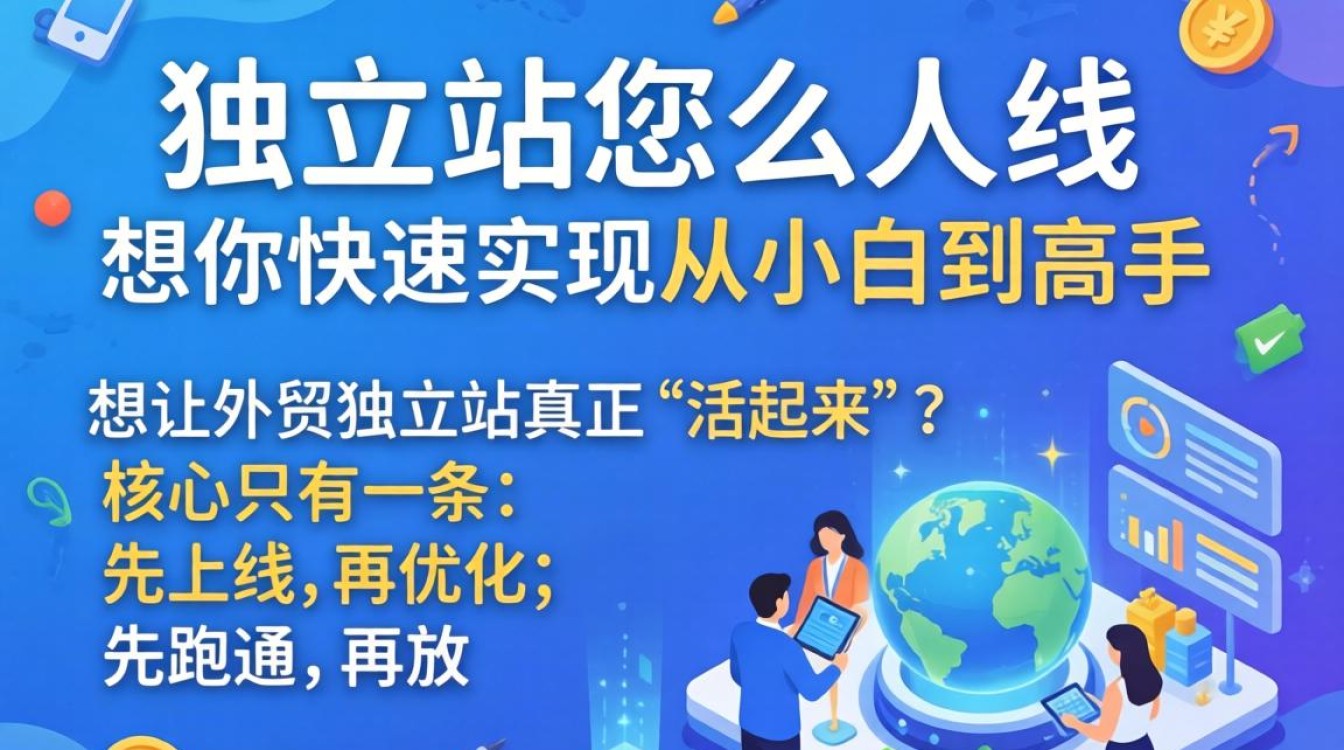 外贸独立站怎么入线