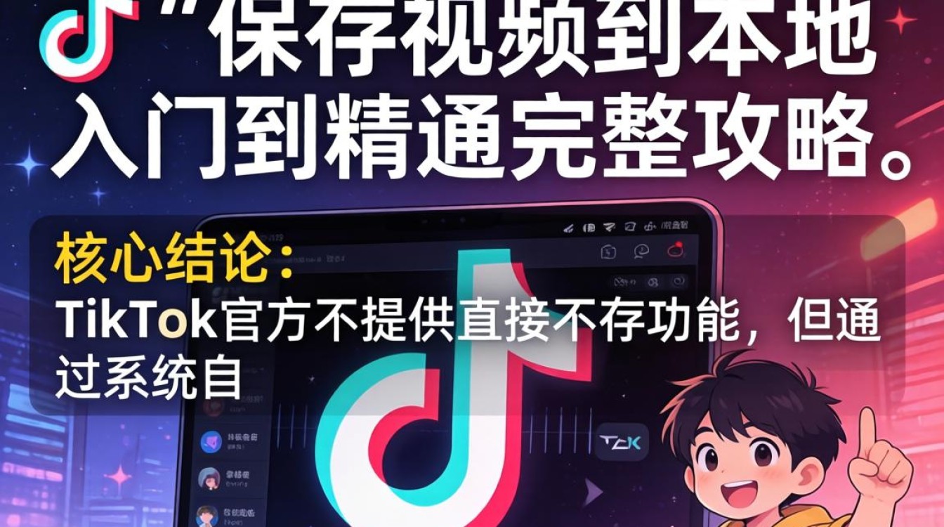 TikTok保存视频到本地完整教程