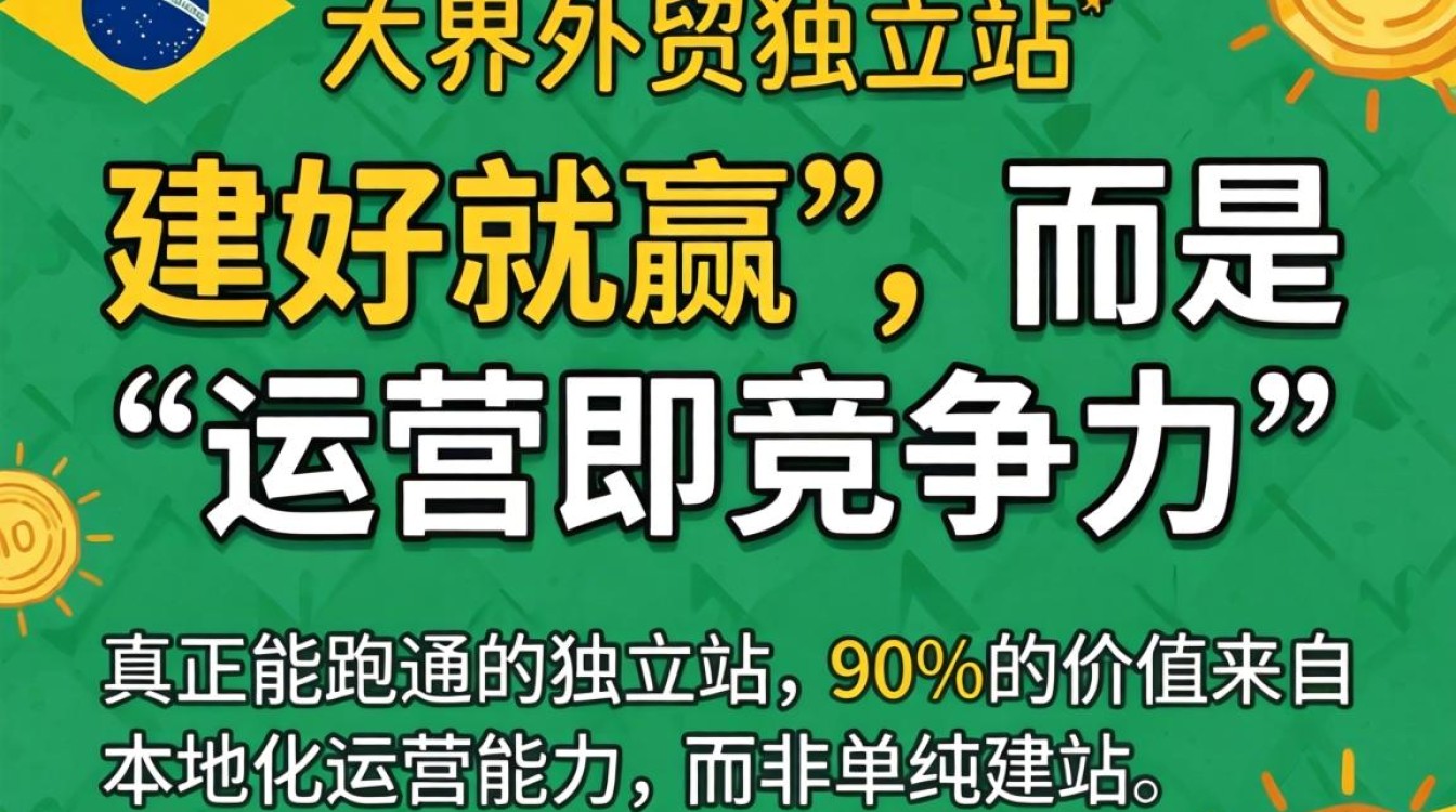 巴西外贸独立站建站流程与运营进阶技巧