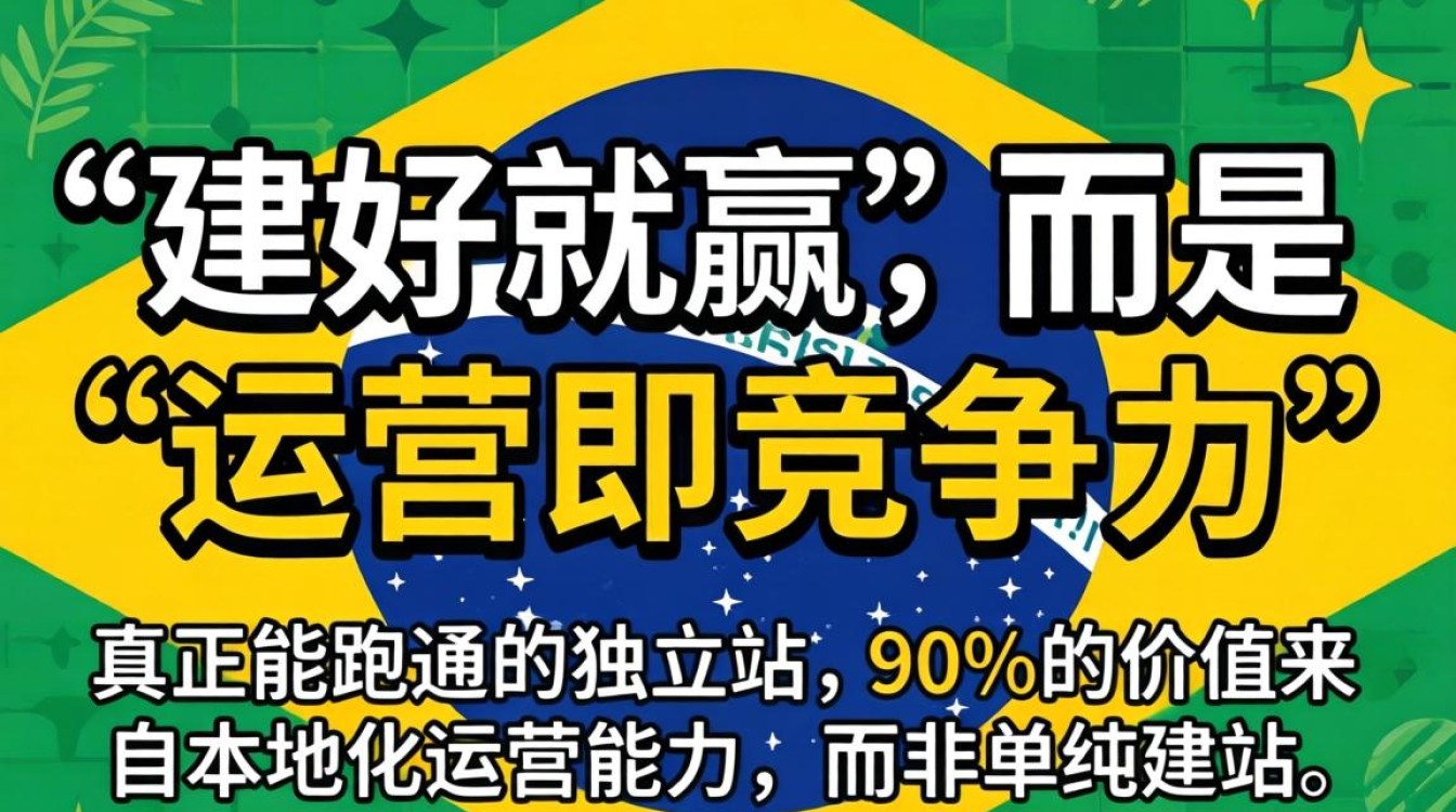 巴西外贸独立站建站流程与运营进阶技巧