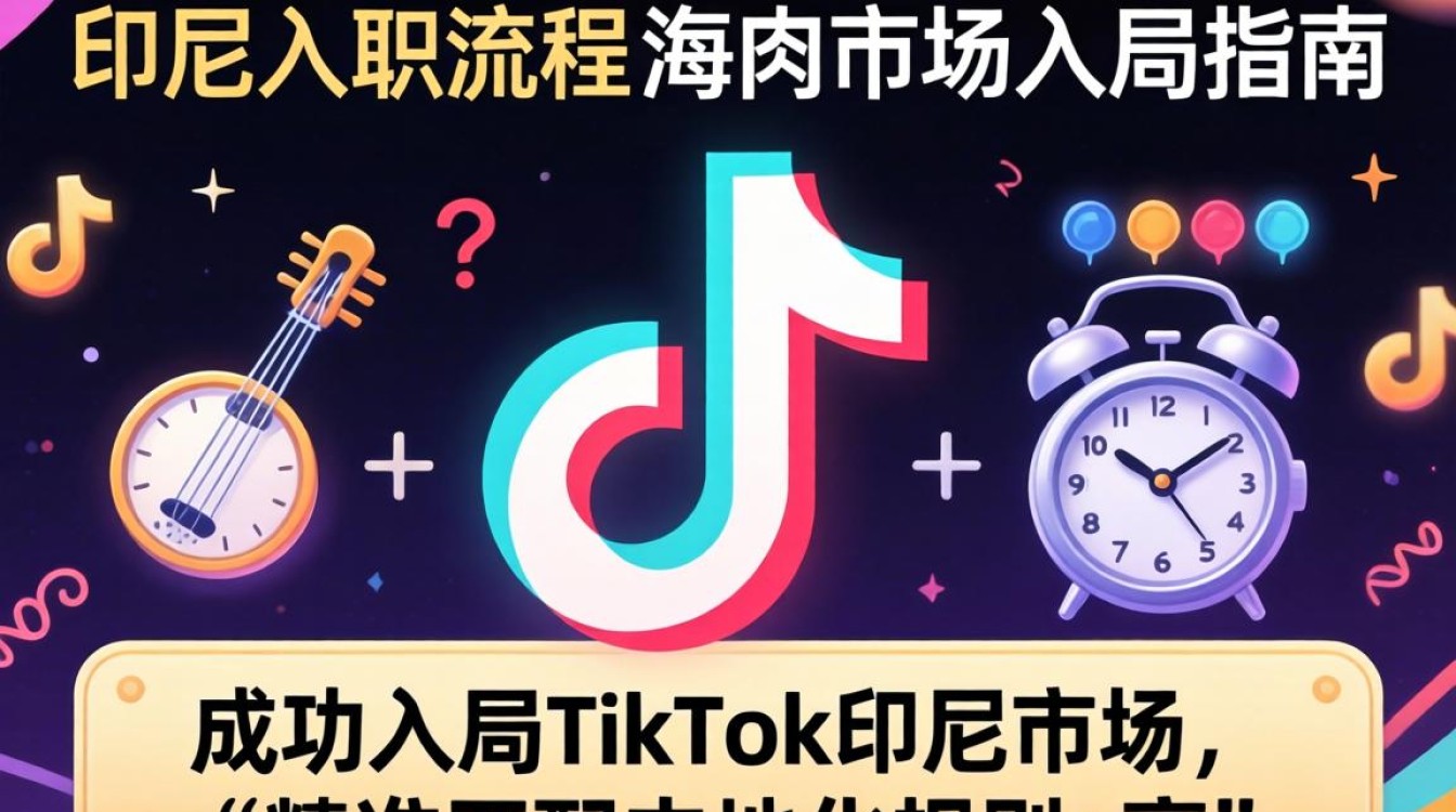 TikTok印尼海外入职流程及市场入局指南