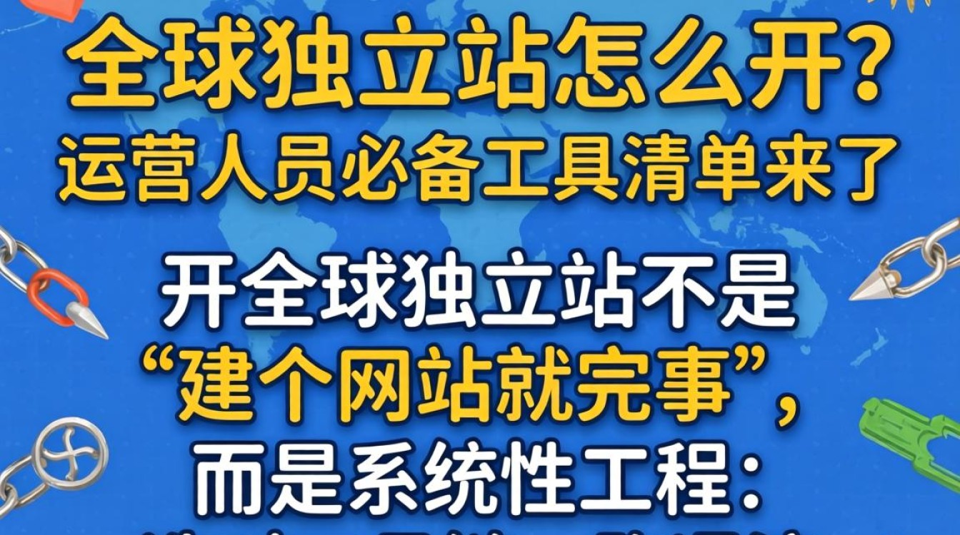 独立站开设全流程与运营必备工具