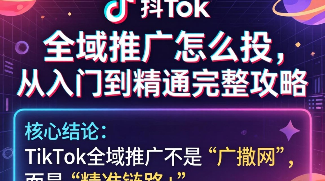 TikTok全域推广入门到精通完整攻略