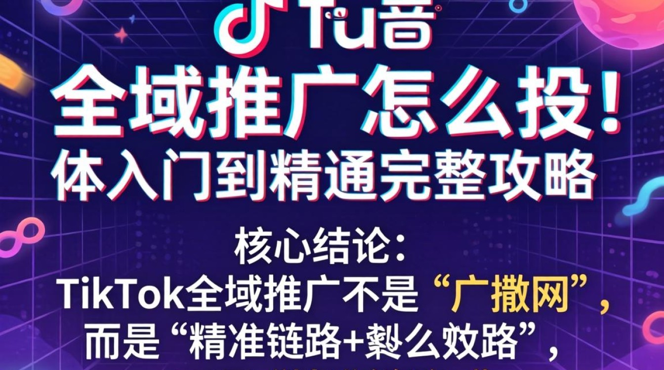 TikTok全域推广入门到精通完整攻略