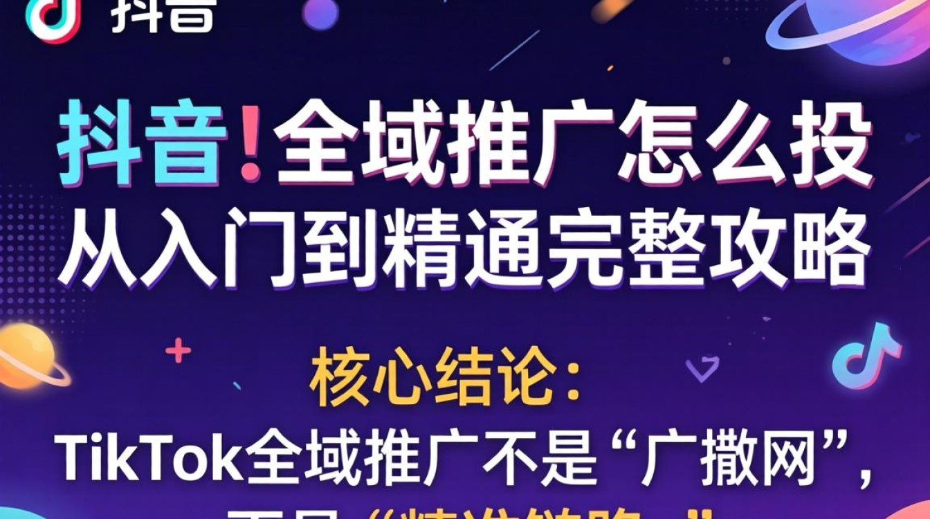 TikTok全域推广入门到精通完整攻略
