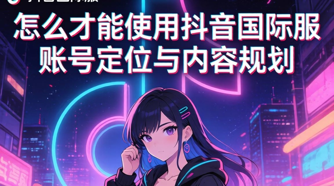 怎么才能使用抖音国际服账号定位与内容规划