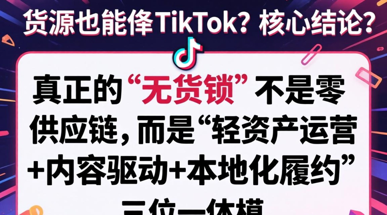 TikTok无货源怎么解决