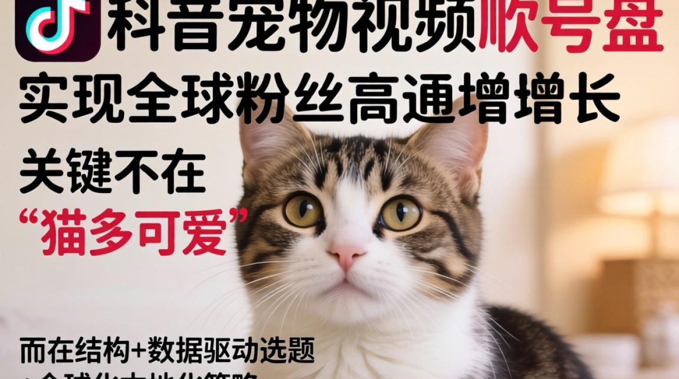 TikTok宠物猫账号如何快速涨粉