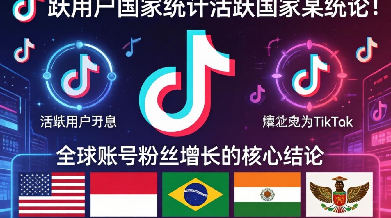 TikTok活跃用户国家有哪些