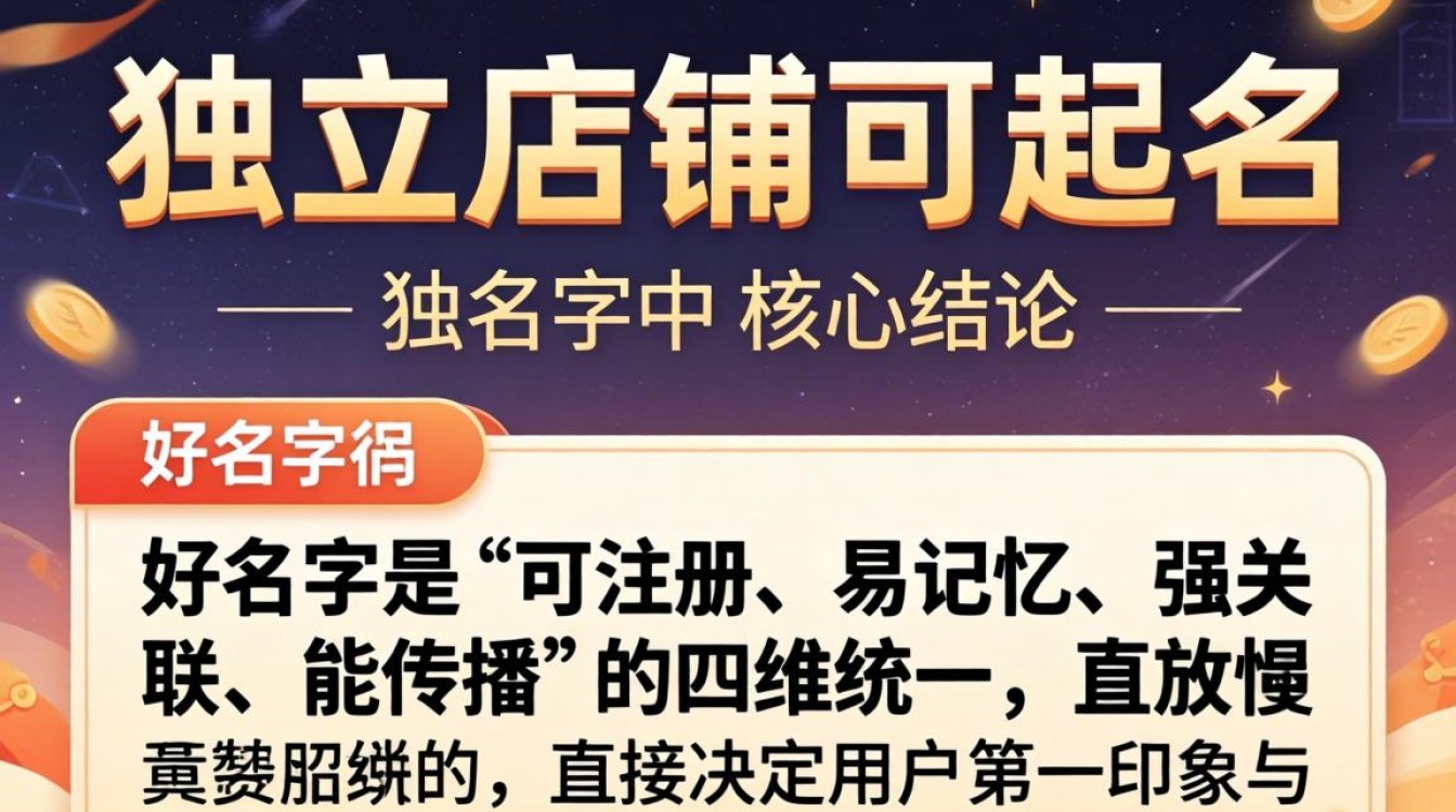 独立站店铺起名技巧与热门关键词