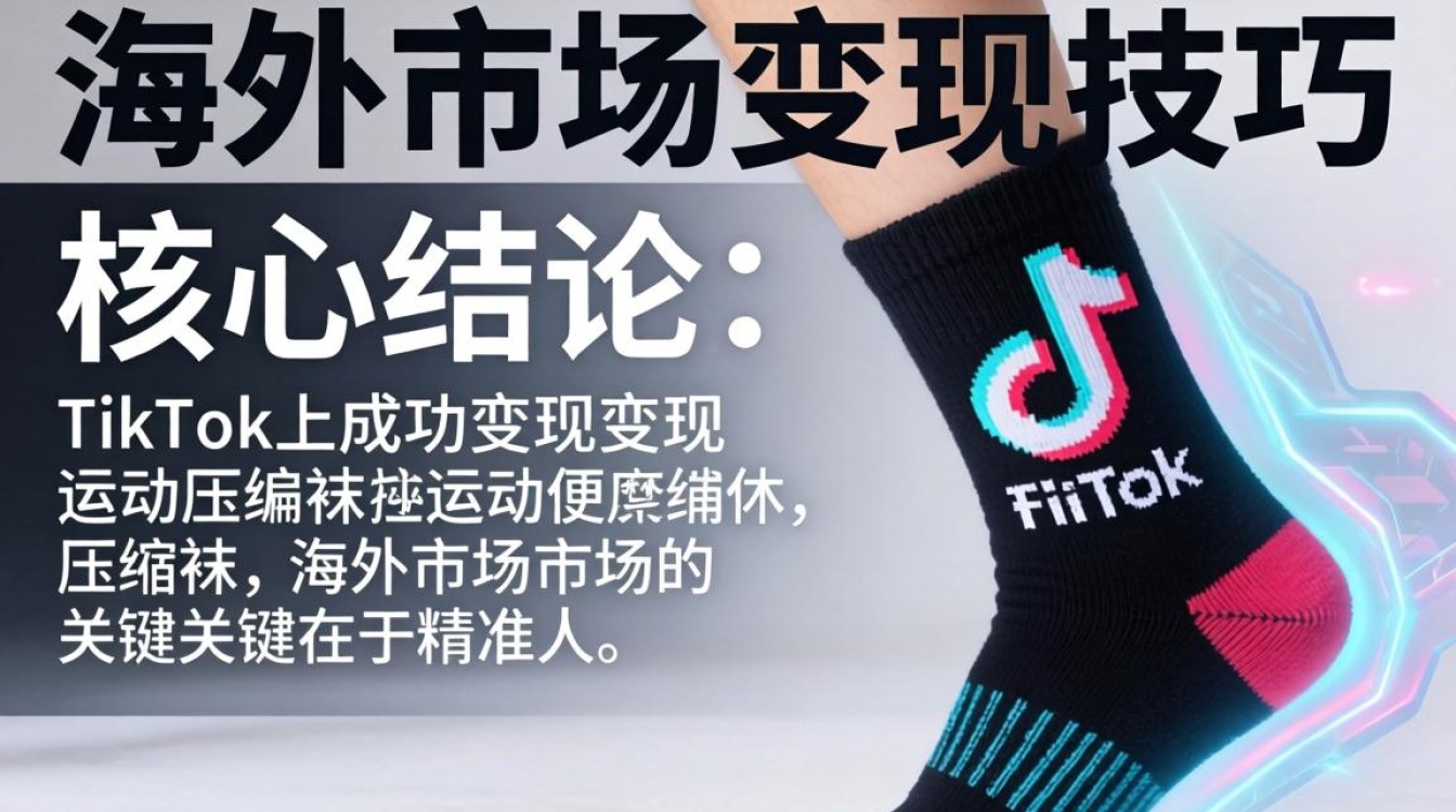 TikTok怎么靠运动压缩袜在海外变现