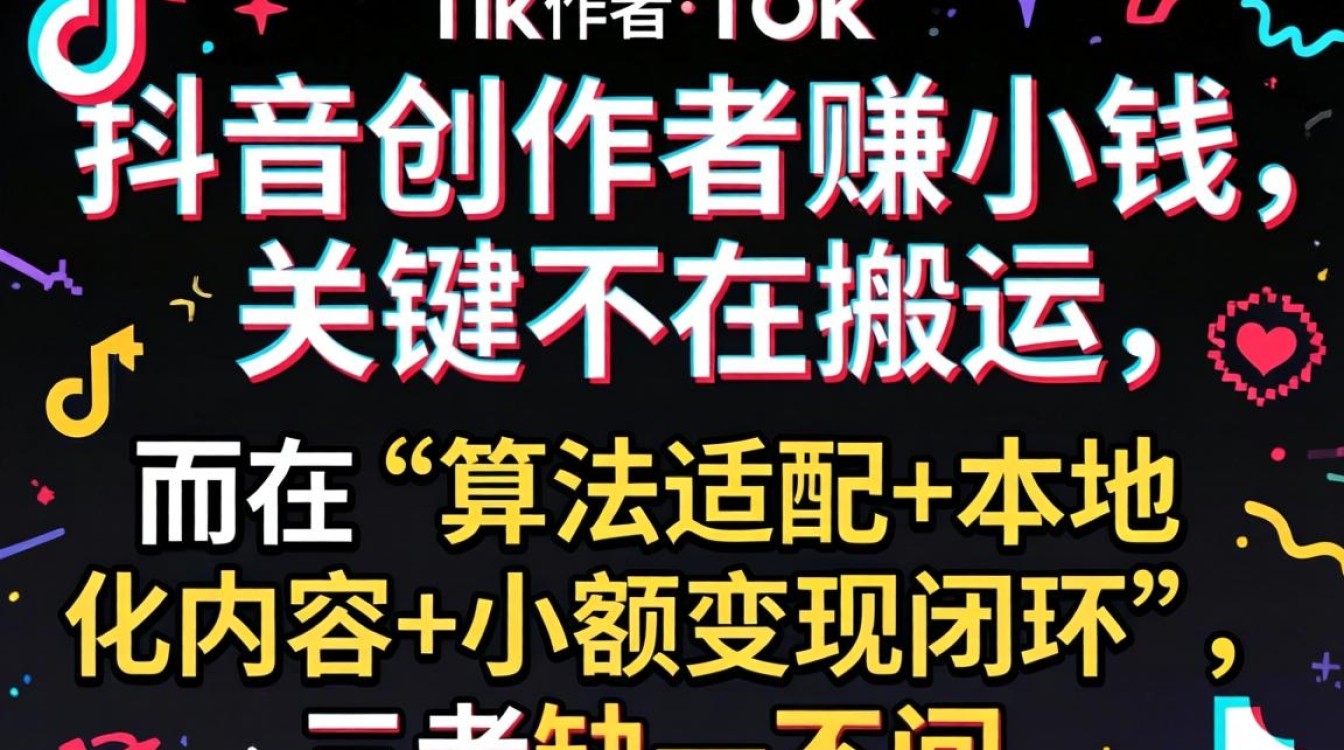 抖音怎么在TikTok挣小钱