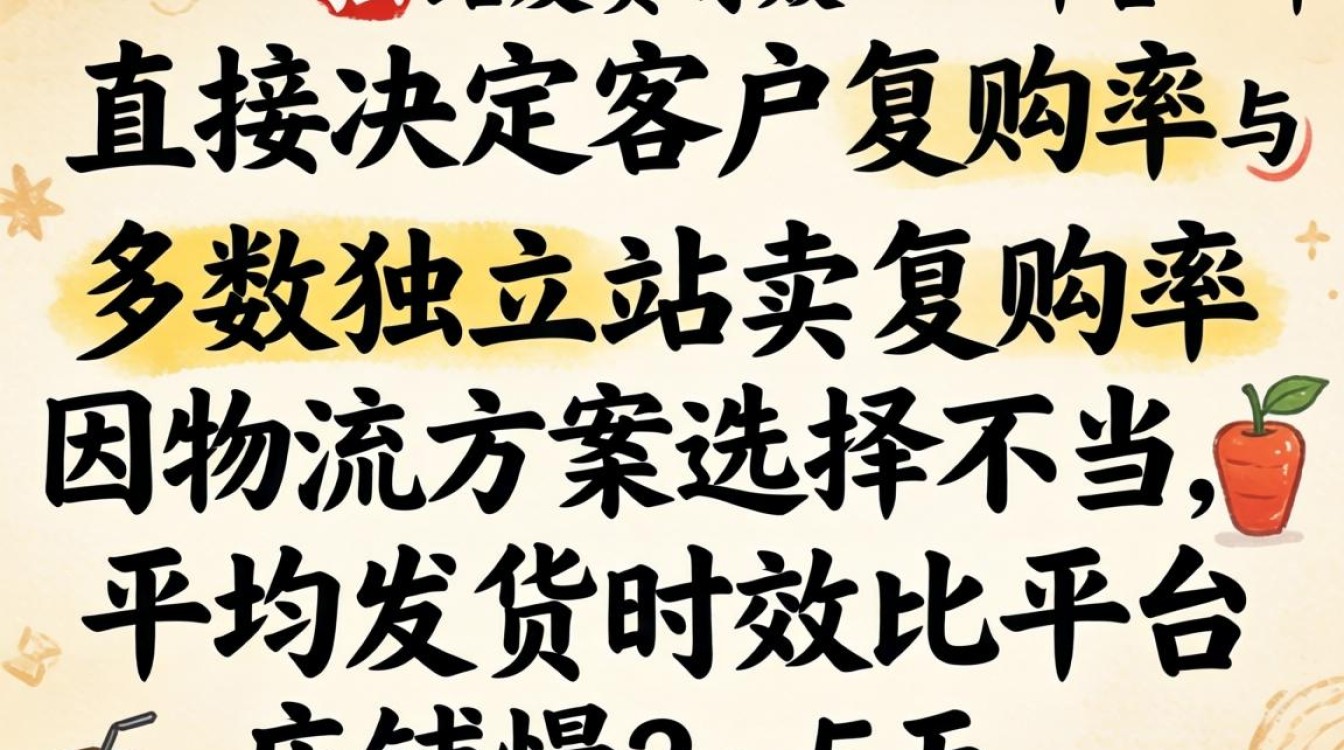 独立站发货时效优化方案