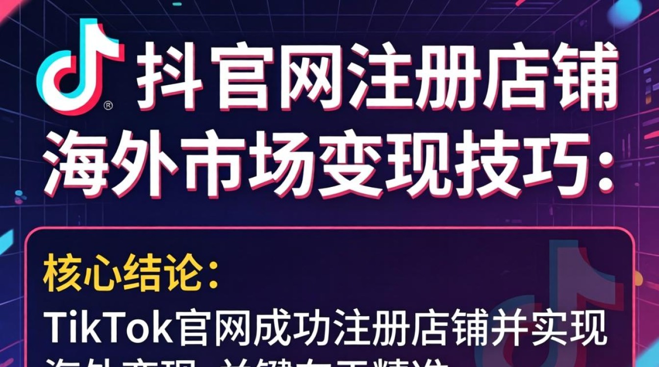 TikTok官网如何注册店铺并实现海外市场变现
