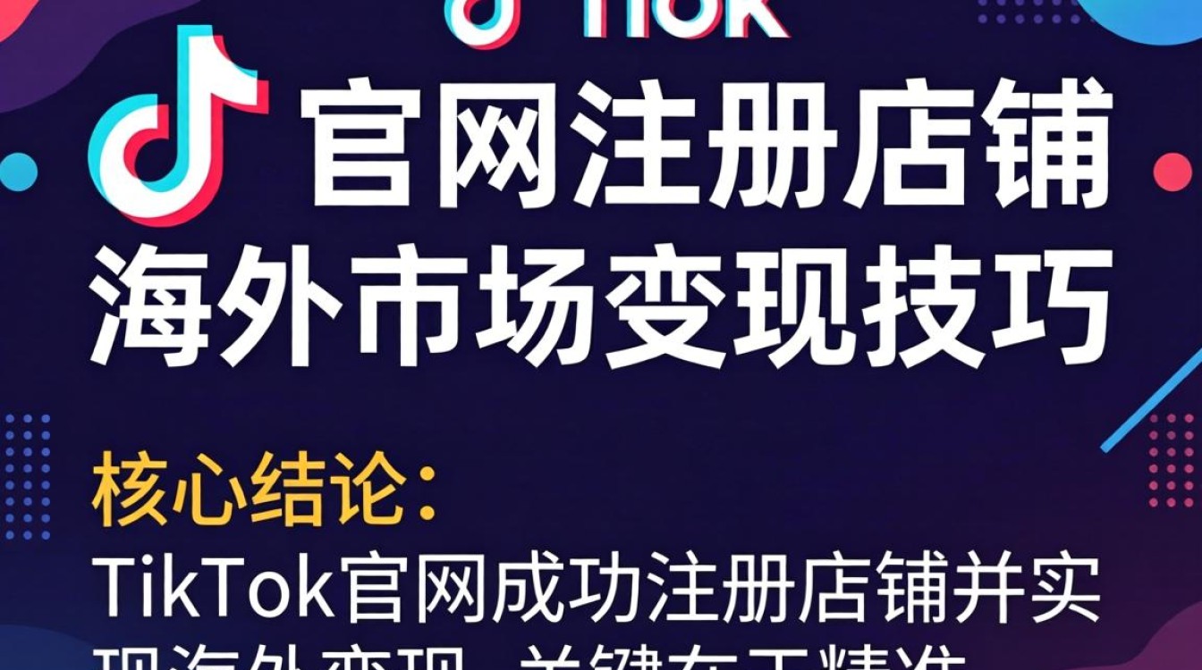 TikTok官网如何注册店铺并实现海外市场变现