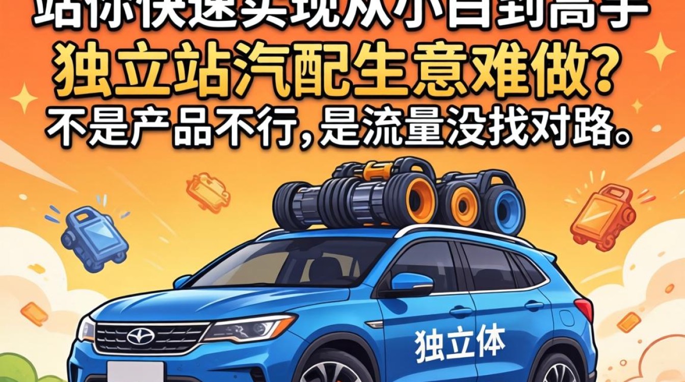 汽配独立站如何快速从小白到高手