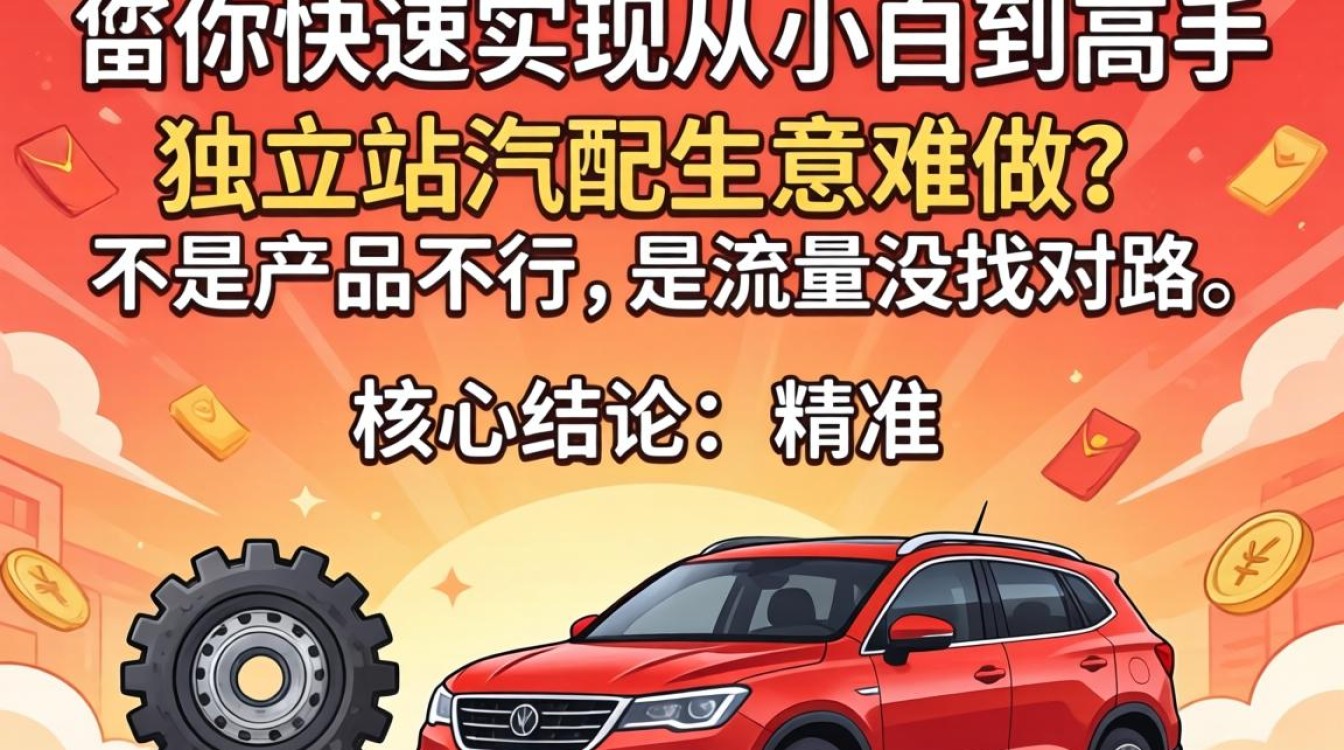 汽配独立站如何快速从小白到高手