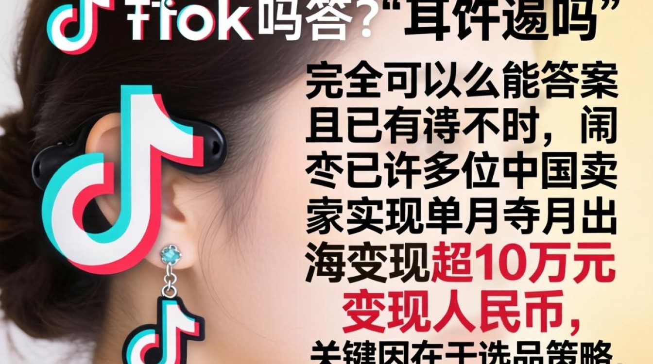 TikTok耳饰出海变现完整教程