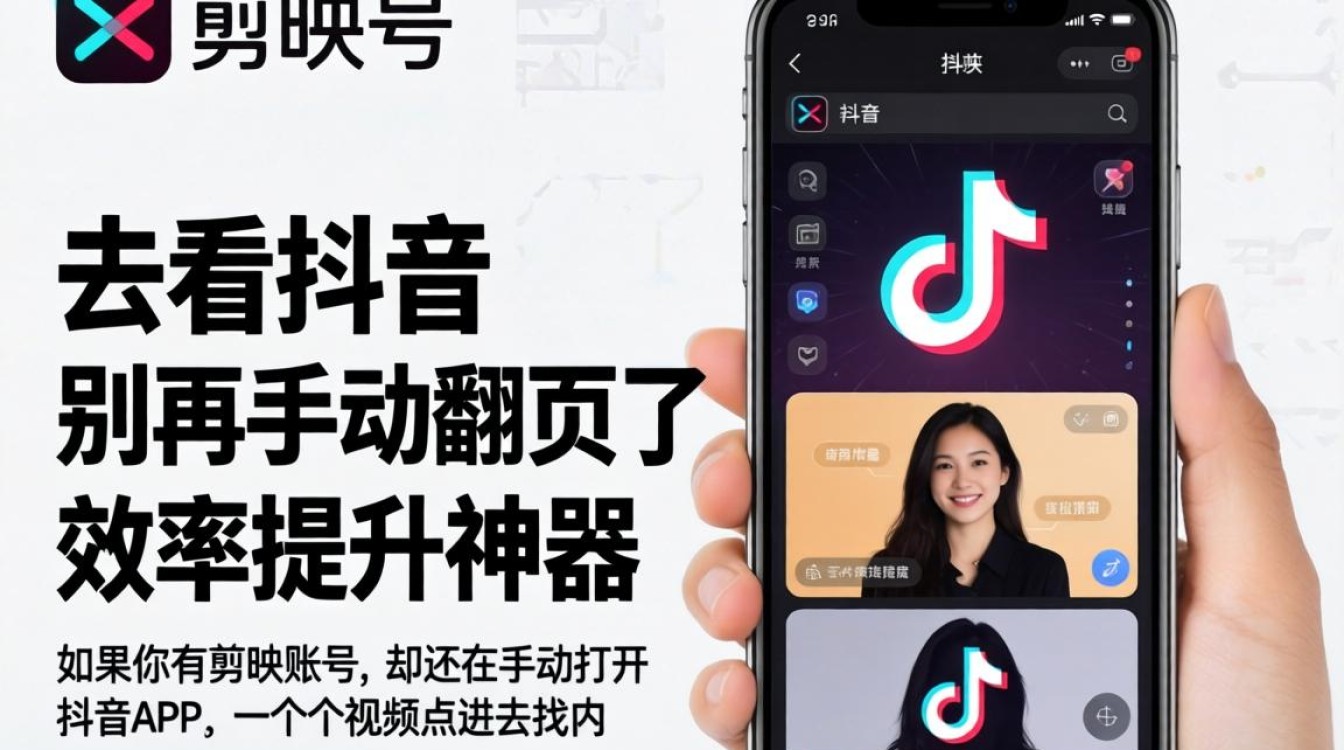 剪映账号查看抖音视频效率提升神器