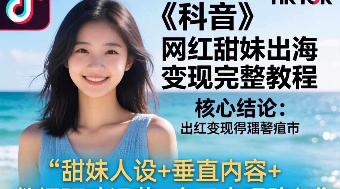 TikTok网红甜妹出海变现完整教程