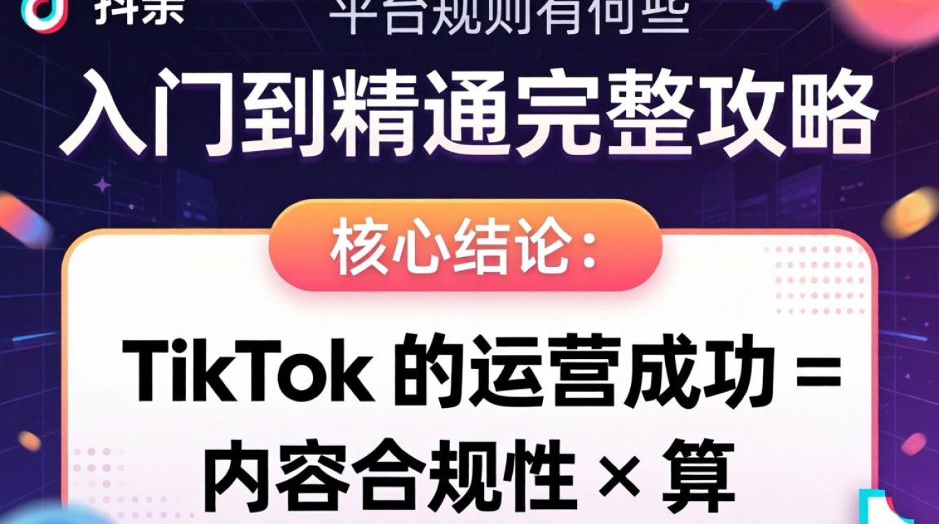TikTok新手必知的完整平台规则攻略