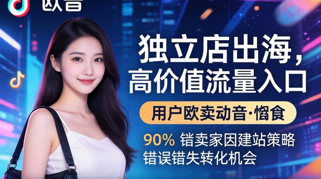 TikTok欧美女性独立站如何建站