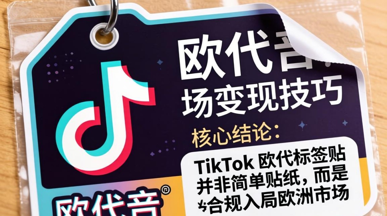 TikTok欧代标签怎么贴