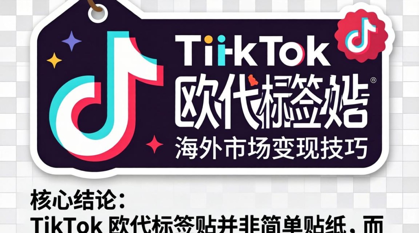TikTok欧代标签怎么贴