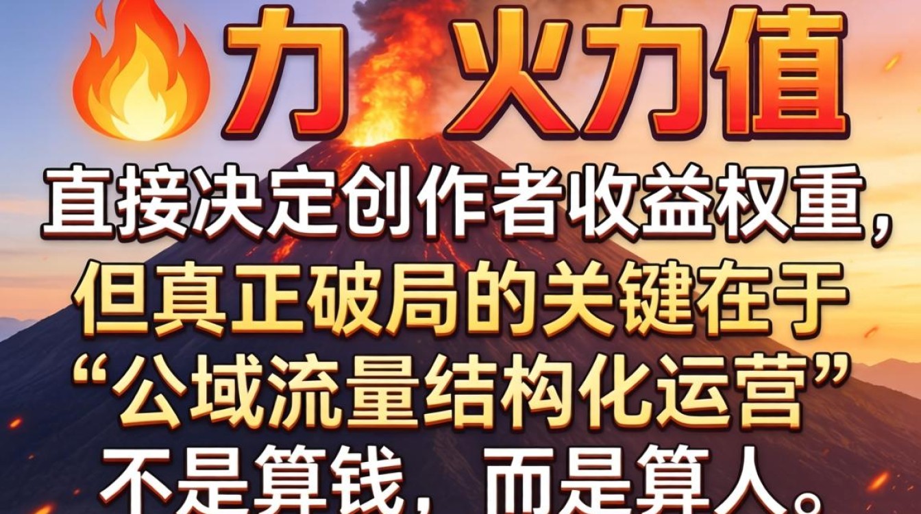 火力值提升后如何突破流量瓶颈公域获取