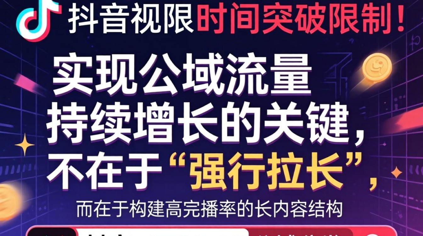 抖音视频如何做更长?突破流量瓶颈公域获取 突破流量瓶颈公域获取