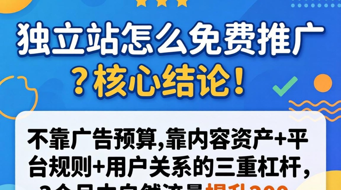 跨境独立站免费推广方法有哪些