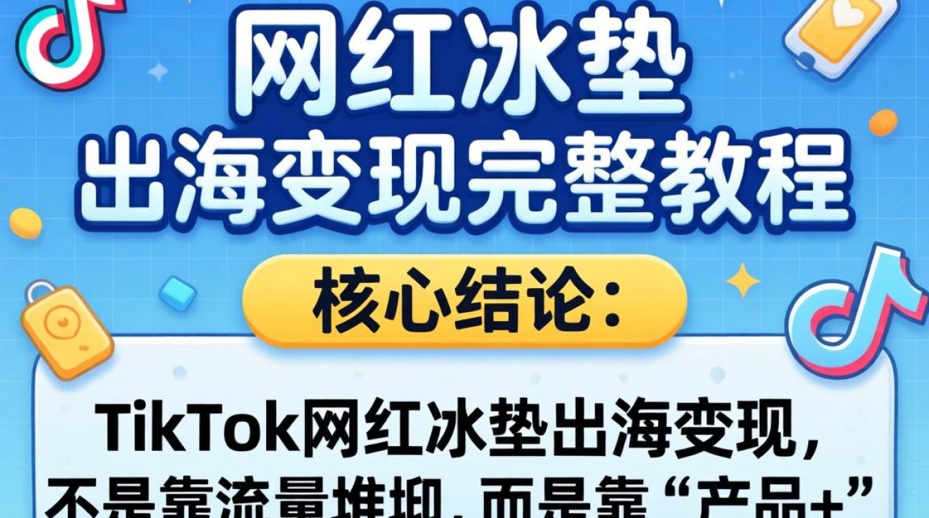 TikTok冰垫带货出海全流程教程