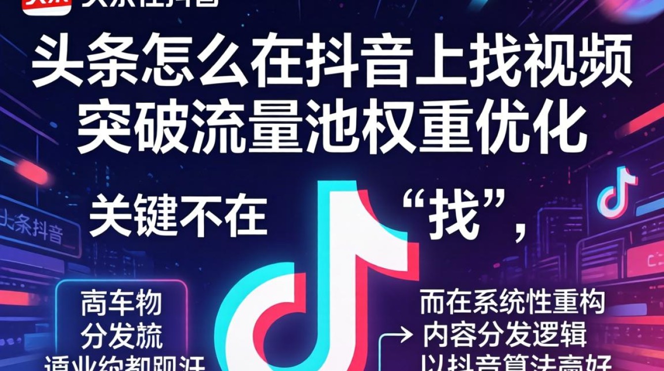 抖音头条视频搜索技巧与流量池优化方法