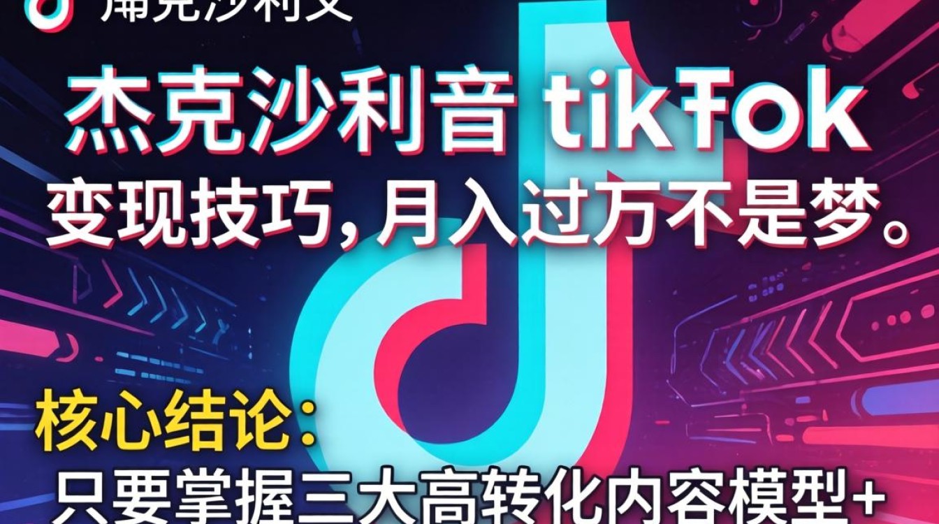 抖音杰克沙利文TikTok怎么变现月入过万