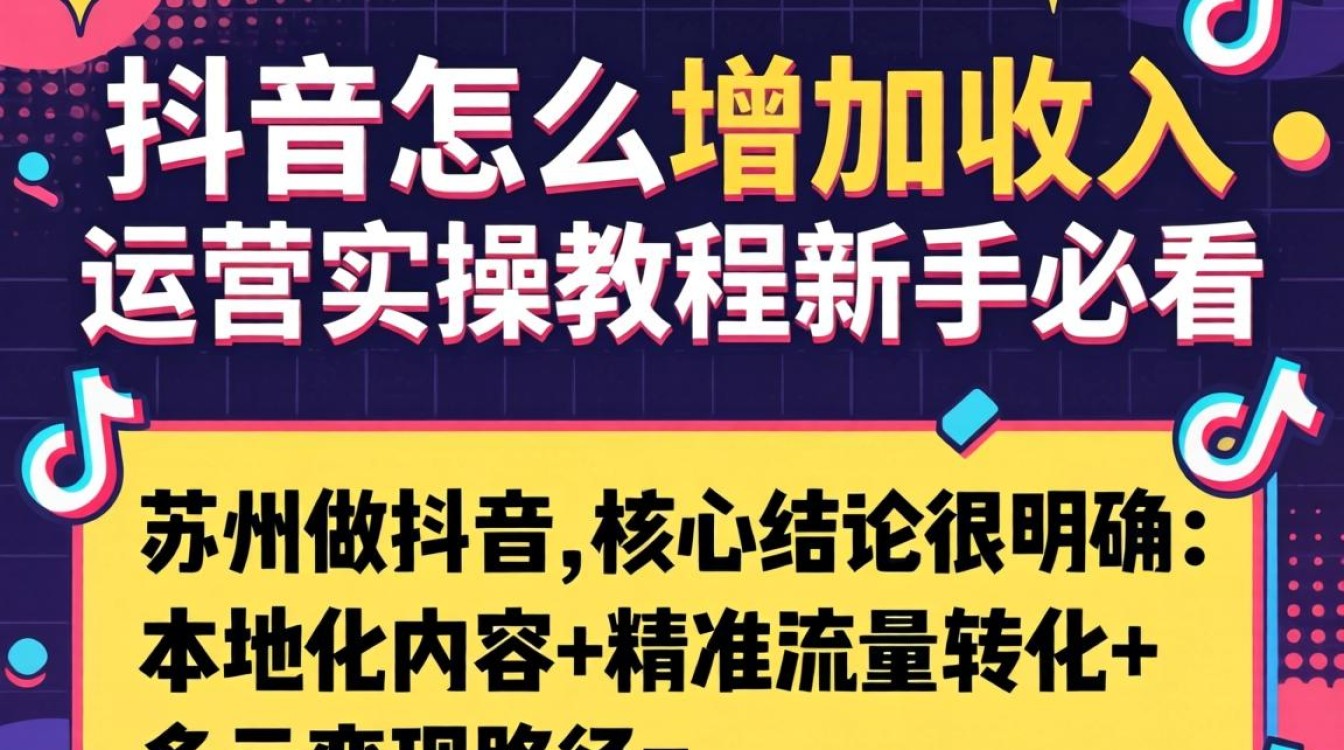 苏州抖音运营实操教程新手必看