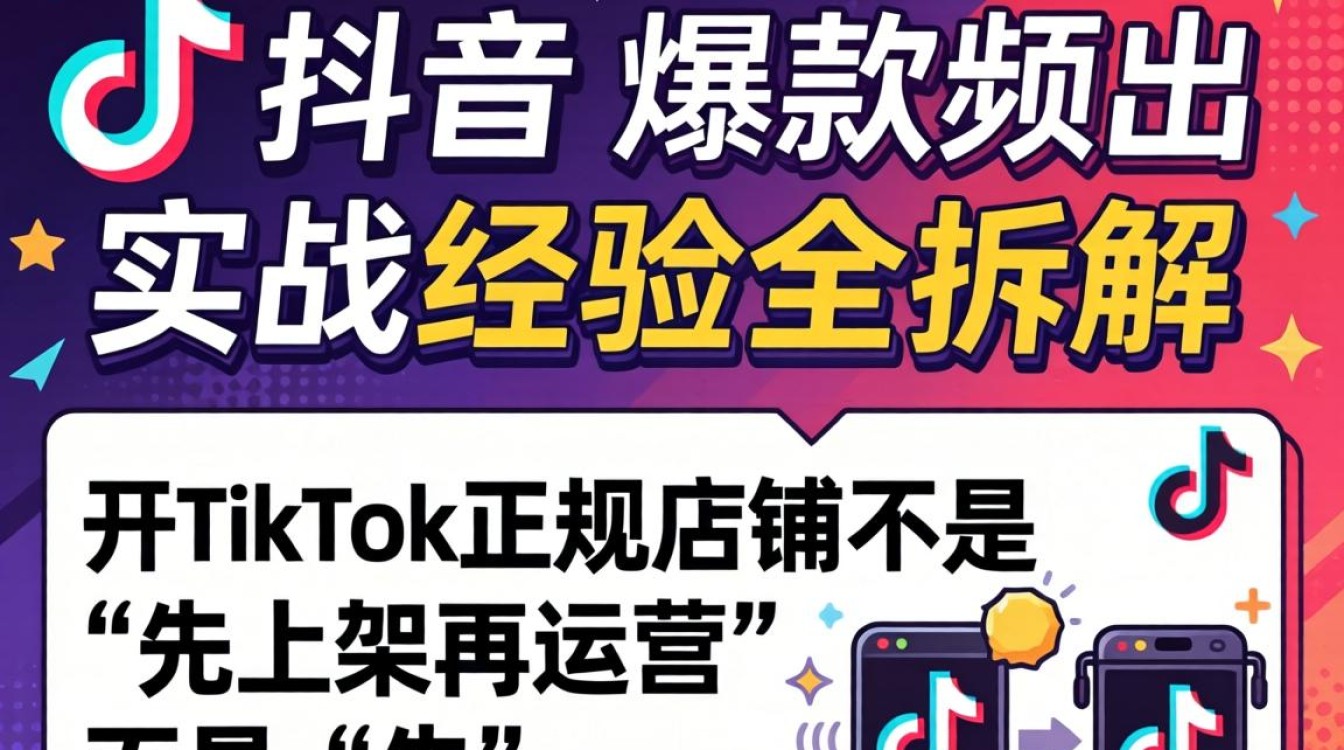 TikTok正规店铺怎么开