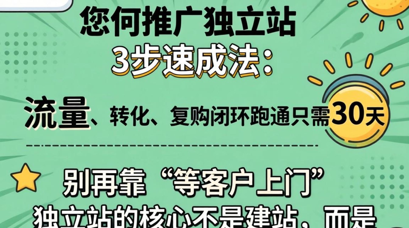 外贸独立站快速推广运营方法