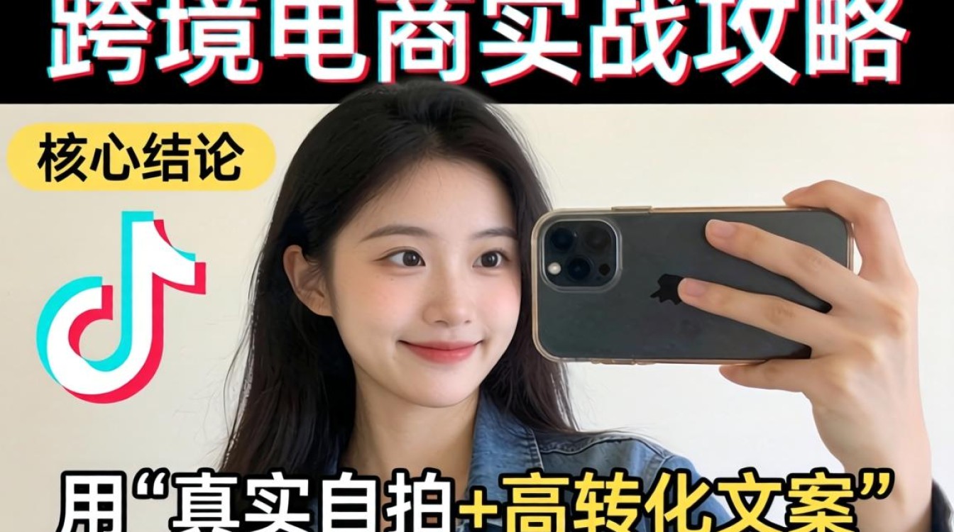 TikTok怎么发自拍文案做跨境电商